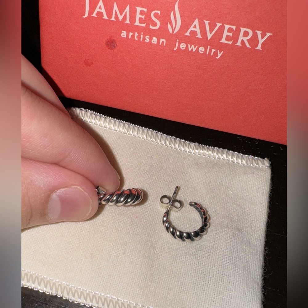 James Avery earrings used only twice.